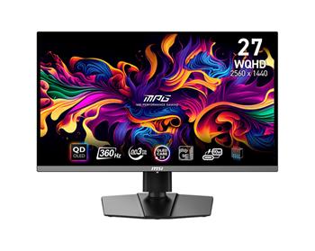 MSI MPG/271QRX/26,5"/QD-OLED/QHD/360Hz/0,03ms/Černá/3R