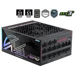 MSI zdroj MPG AI1600TS PCIE5/ 1600W/ ATX3.1/ akt. PFC/ 12 let celk. záruka/ 135mm fan/ modulární kabeláž/ 80PLUS Titani