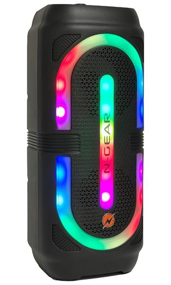 N-GEAR PARTY LET'S GO PARTY SPEAKER 24C / BT/ 120W/ Disco LED/ MIC