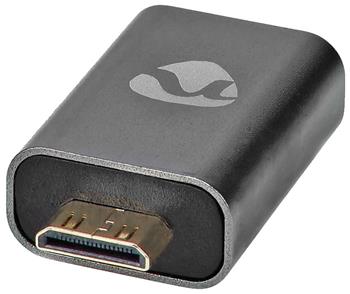 NEDIS adaptér HDMI/ HDM mini zástrčka – HDMI zásuvka/ BOX/ šedý