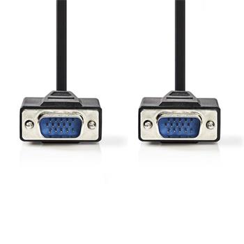Nedis CCGB59000BK30 - Kabel VGA | VGA Zástrčka - VGA Zástrčka | 3 m | Černá barva
