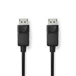 Nedis CCGL37010BK30 - DisplayPort 1.2 kabel | DisplayPort Zástrčka - DisplayPort Zástrčka | 3 m | Černá 