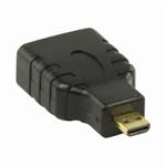 Nedis CVGP34907BK - Adaptér HDMI | HDMI Micro Konektor - HDMI Zásuvka | Černá barva