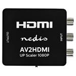 NEDIS převodník smíšeného videa na HDMI/ 3x RCA/ černý