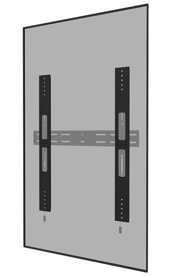 Neomounts AWL-250BL18 / VESA Adaptér 2ks / VESA 400 mm na VESA (600, 650, 700, 750, 800) mm / černý