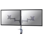 Neomounts FPMA-D1330DSILVER / Flat Screen Desk Mount (clamp/grommet) / Silver