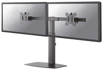 Neomounts FPMA-D865DBLACK /Držák displeje/na stůl/10-27"/stojan/VESA 100X100/nosn.2x6kg/2 displeje/černý