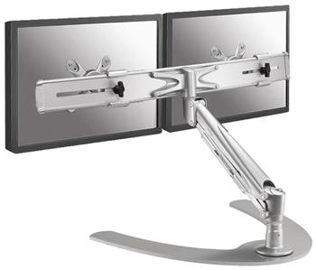 Neomounts FPMA-D940DD / Flat Screen Desk Mount (stand/foot) / Silver