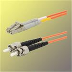 Optický patchkabel duplex LC-ST, 50/ 125um MM, 2m, OM2