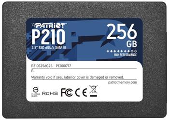 PATRIOT P210/256GB/SSD/2.5"/SATA/3R