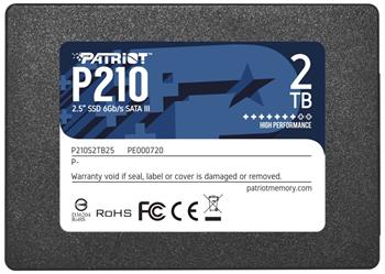 PATRIOT P210 2TB SSD / 2,5" / Interní / SATA 6GB/s / 7mm