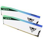 PATRIOT VIPER ELITE 5 WHITE RGB 96GB DDR5 6000MHz / DIMM / CL42 / Kit 2x 48GB