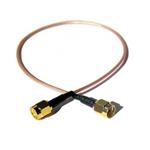 Pigtail 25cm RSMA male - RSMA male RG316 (pro UBNT antény)