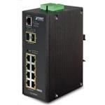 Planet IGS-10020PT PoE switch 8x 1000Base-T, 2x SFP, 802.3af 130W, IP30, -40 až 75°C, SNMP, IGMPv3, IPv6