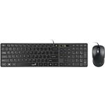 POŠKOZENÝ OBAL - GENIUS Slimstar C126/ Drátový set/ Copilot/ USB/ černá/ CZ+SK layout