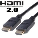 PremiumCord HDMI 2.0 High Speed+Ethernet, zlacené konektory, 2m