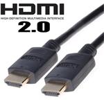 PremiumCord HDMI 2.0 High Speed+Ethernet, zlacené konk., 10m