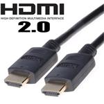 PremiumCord HDMI 2.0 High Speed+Ethernet, zlacené konk., 2m