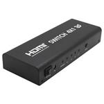 PremiumCord HDMI switch 4:1, kovový, dálkové ovl.
