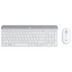 PROMO set Logitech slim Wireless MK470 - white, US