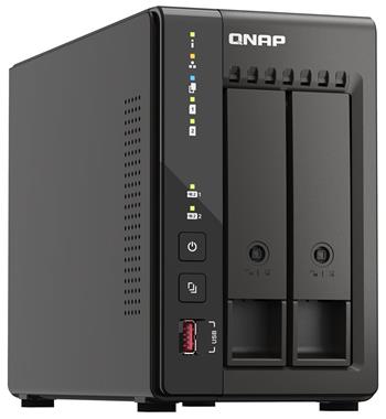 QNAP TS-253E-8G (4core 2,6GHz, 8GB RAM, 2x SATA, 2x M.2 NVMe slot, 2x HDMI 4K, 2x 2,5GbE, 4x USB)