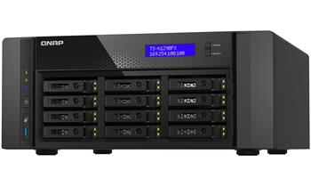 QNAP TS-h1290FX-7232P-64G (AMD EPYC, 64GB ECC RAM, 12x 2,5" U.2, 2x M.2 NVMe, 2x 2,5GbE, 2x 25GbE)