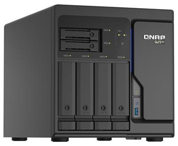 QNAP TS-h686-D1602-8G (Xeon 3,2GHz, ZFS, 8GB ECC RAM, 4x3,5"+2x 2,5", 2xPCIe, 4x2,5GbE, 2x M.2 NVMe)