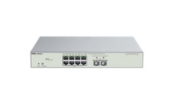 Reyee RG-NBS5300-8MG2XS-UP 10 Ports Muti-Gigabit Layer 3 Managed Switch with 8 PoE++ Ports, 2 SFP+ Uplink Ports