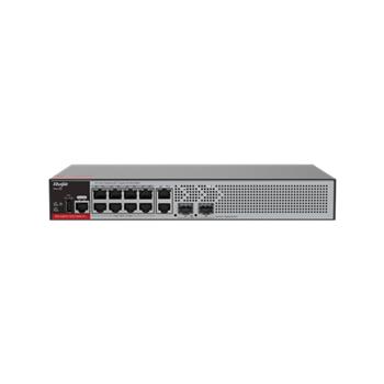 Ruijie RG-S2915-10GT2MS-P-L, 10-Port gigabit L2+ managed PoE+ switch with two 2.5G uplink fiber ports