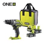 Ryobi, R18DD3-225S, 18V One Plus ™ dvourychlostní vrtací šroubovák