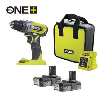 Ryobi, R18PD2-220S, 18V One Plus ™ příklepová vrtačka