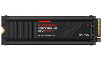 SANDISK Optimus GX PRO 8100 NVMe 8TB SSD Heatsink / NVMe M.2 PCIe Gen5 / Interní / M.2 2280
