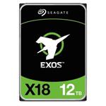 SEAGATE Exos X18 12TB HDD / ST12000NM004J / SAS / 3,5" / 7200 rpm / 256MB / 512E/4KN