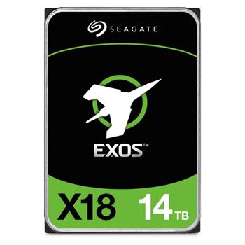 SEAGATE Exos X18 14TB HDD / ST14000NM004J / SAS / 3,5" / 7200 rpm / 256MB / 512E/4KN