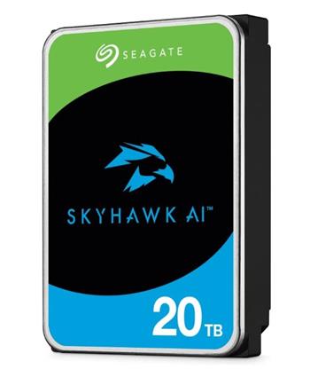 Seagate SkyHawk AI HDD, 20TB, SATAIII, 256MB cache, 7.200RPM