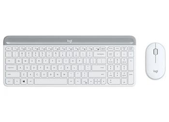 set Logitech slim Wireless MK470 - white, US