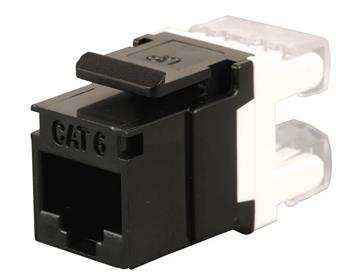 Solarix - keystone CAT6 UTP RJ45 černý