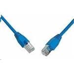 Solarix - patch kabel CAT5E SFTP PVC 15m modrý