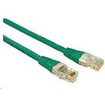 Solarix - patch kabel CAT5E UTP PVC 1m zelený non-snag proof