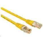 Solarix - patch kabel CAT5E UTP PVC 1m žlutý