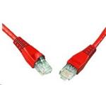 Solarix - patch kabel CAT5E UTP PVC 20m červený snag-proof