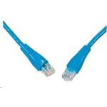 Solarix - patch kabel CAT5E UTP PVC 20m modrý snag-proof