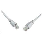Solarix - patch kabel CAT6 SFTP PVC 1m šedý snag-proof