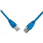 Solarix - patch kabel CAT6 SFTP PVC 3m modrý snag-proof