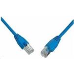 Solarix - patch kabel CAT6 SFTP PVC 7m modrý snag-proof