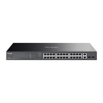 Switch TP-Link ES228GP 24x GLan s PoE+, 2x GLan, 2x SFP, 250W, Omáda SDN