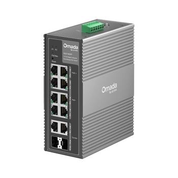 Switch TP-Link IES210GPP průmyslový, 2x SFP combo, 8x GLan s Poe+, 240W, Omáda SDN