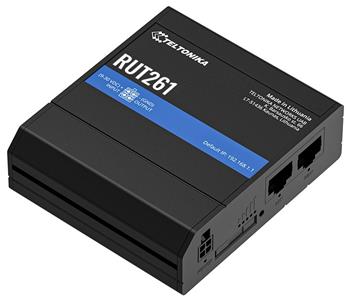 Teltonika RUT261 průmyslový router 1x LAN, 1x WAN, 1x SIM, LTE, Wi-Fi 4