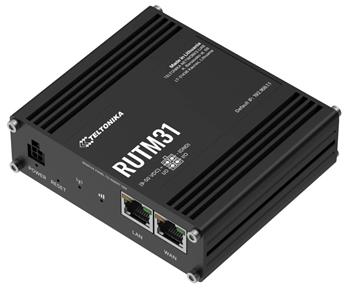 Teltonika RUTM31 průmyslový router, dual SIM, 5G, 1x WAN, 1x LAN, WiFi 5