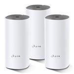 TP-Link Deco E4(3-PACK), AC1200 Whole-Home Mesh Wi-Fi System, Qualcomm CPU, 867Mbps at 5GHz+300Mbps at 2.4GHz, 2 10/100Mbps Port